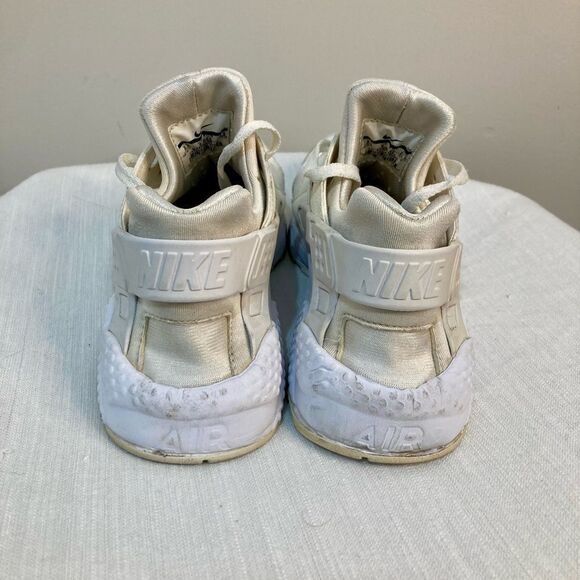 Nike Triple Snow White Huarache Sneakers 8.5 - Picture 14 of 15
